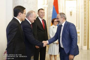Վարչապետն ընդունել է ԵԱՏՄ պետությունների Կենտրոնական բանկերի նախագահներին