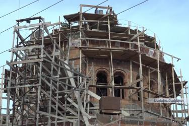 Ստեփանակերտի Մայր Տաճարի շինարարությունն ավարտվում է