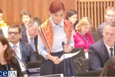 Լուսավոր Հայաստան խմբակցության պատգամավոր Անի Սամսոնյանի ելույթը ԵԱՀԿ ԽՎ-ում